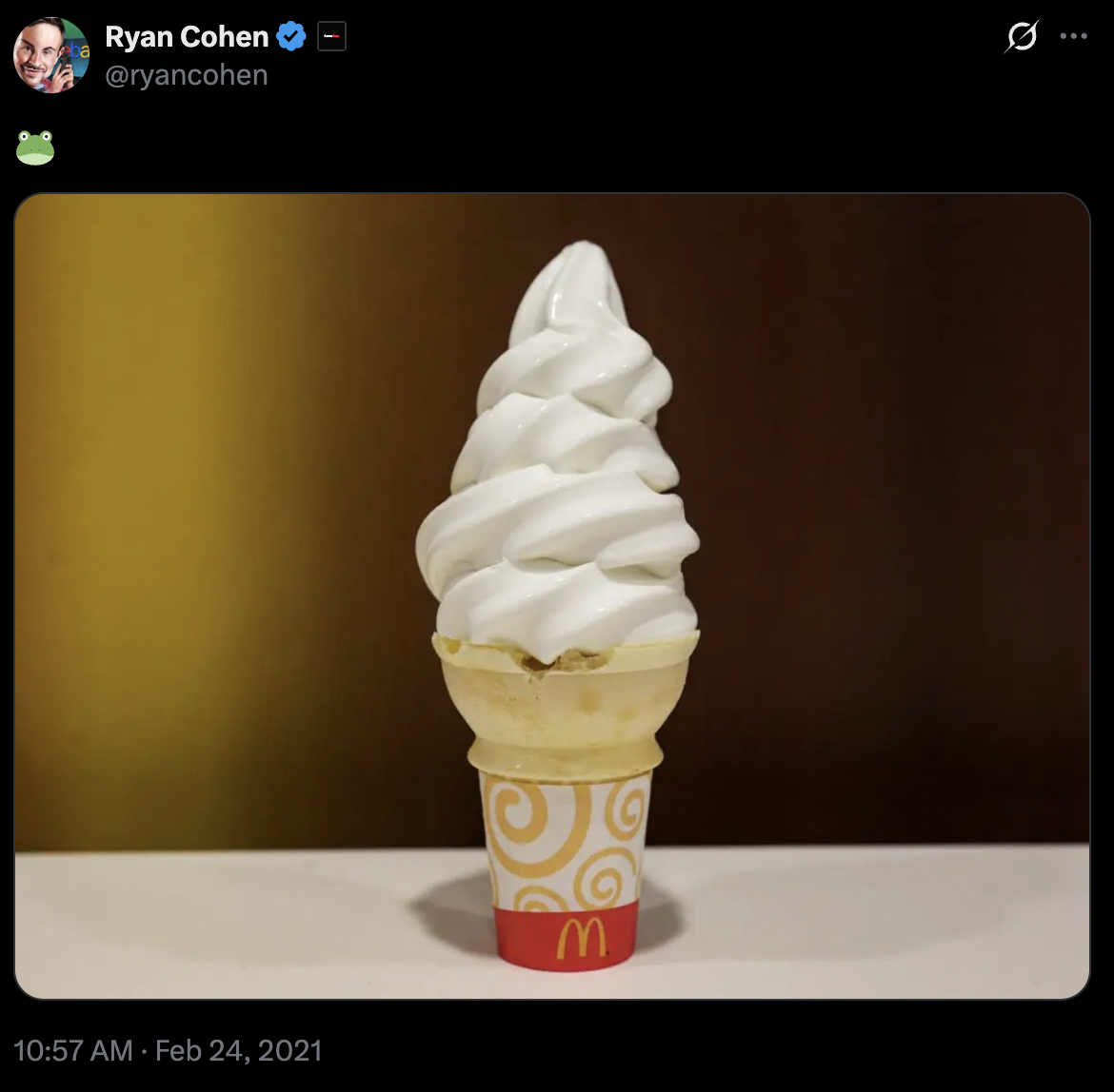 Cone tweet